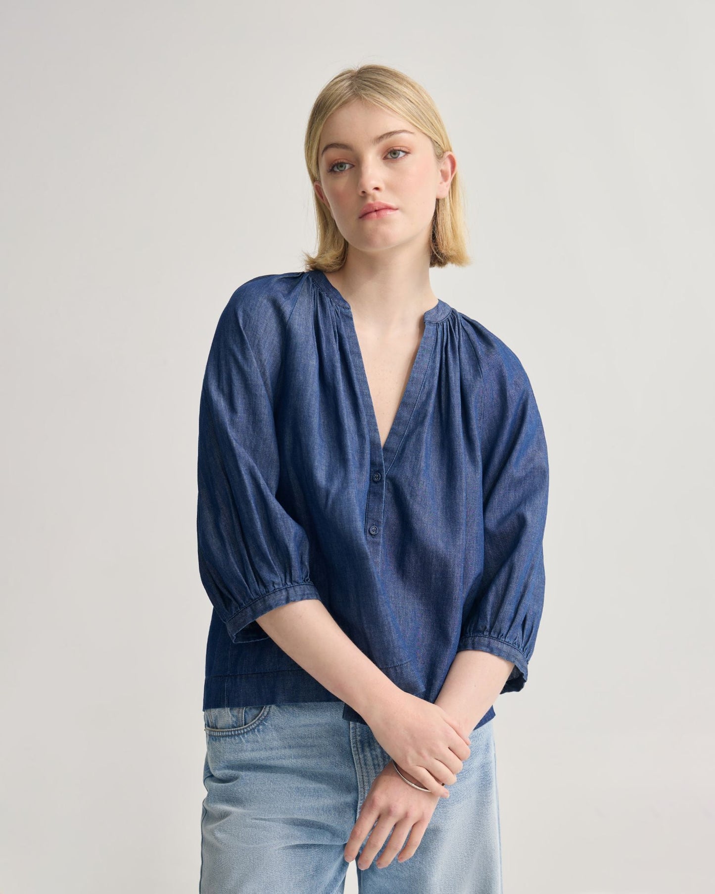Freya Button Up Top