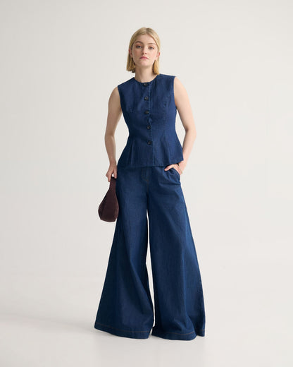 Katie Denim Waistcoat