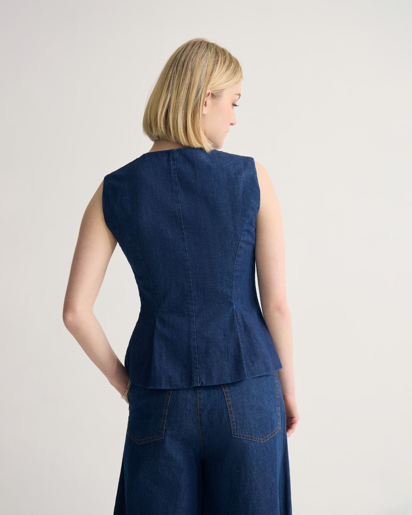Katie Denim Waistcoat