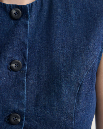 Katie Denim Waistcoat