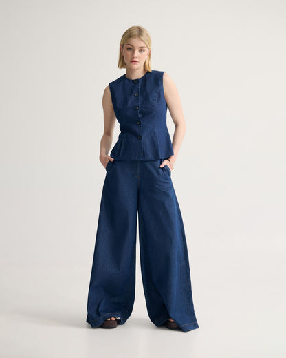 Katie Denim Waistcoat
