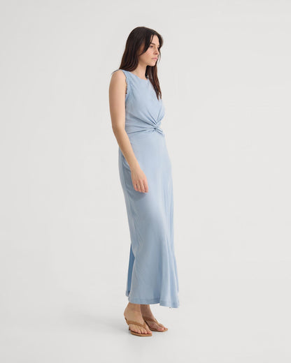 Camilla Cupro Lace Trim Dress