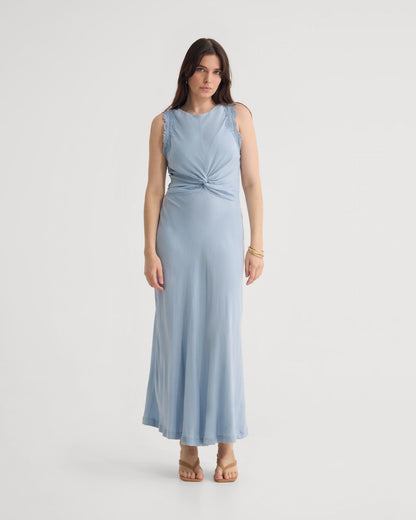 Camilla Cupro Lace Trim Dress