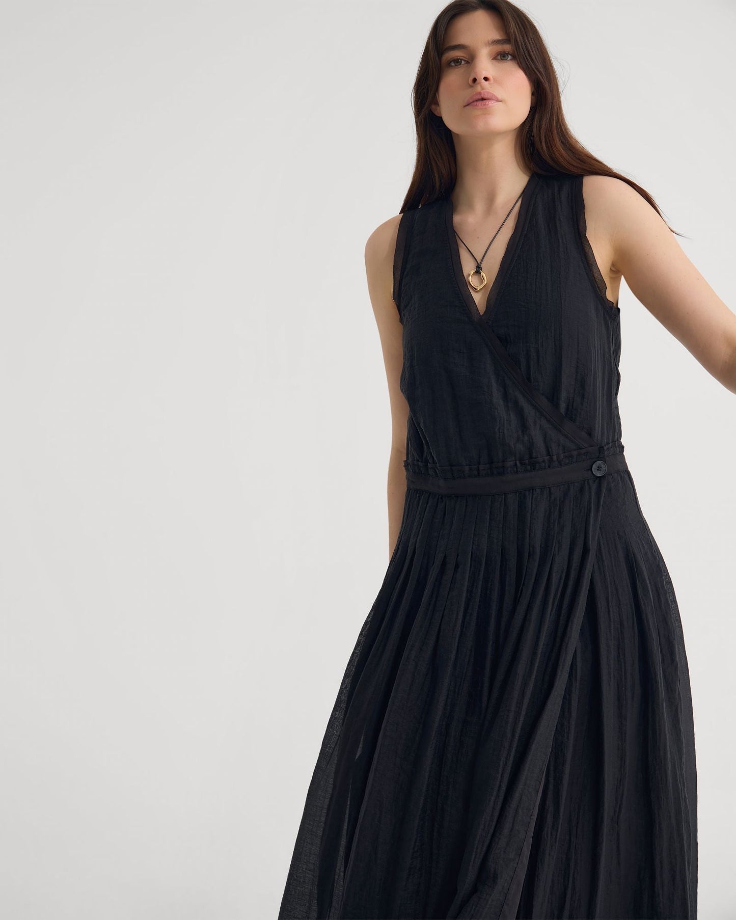 Alina Pleated Skirt Dress