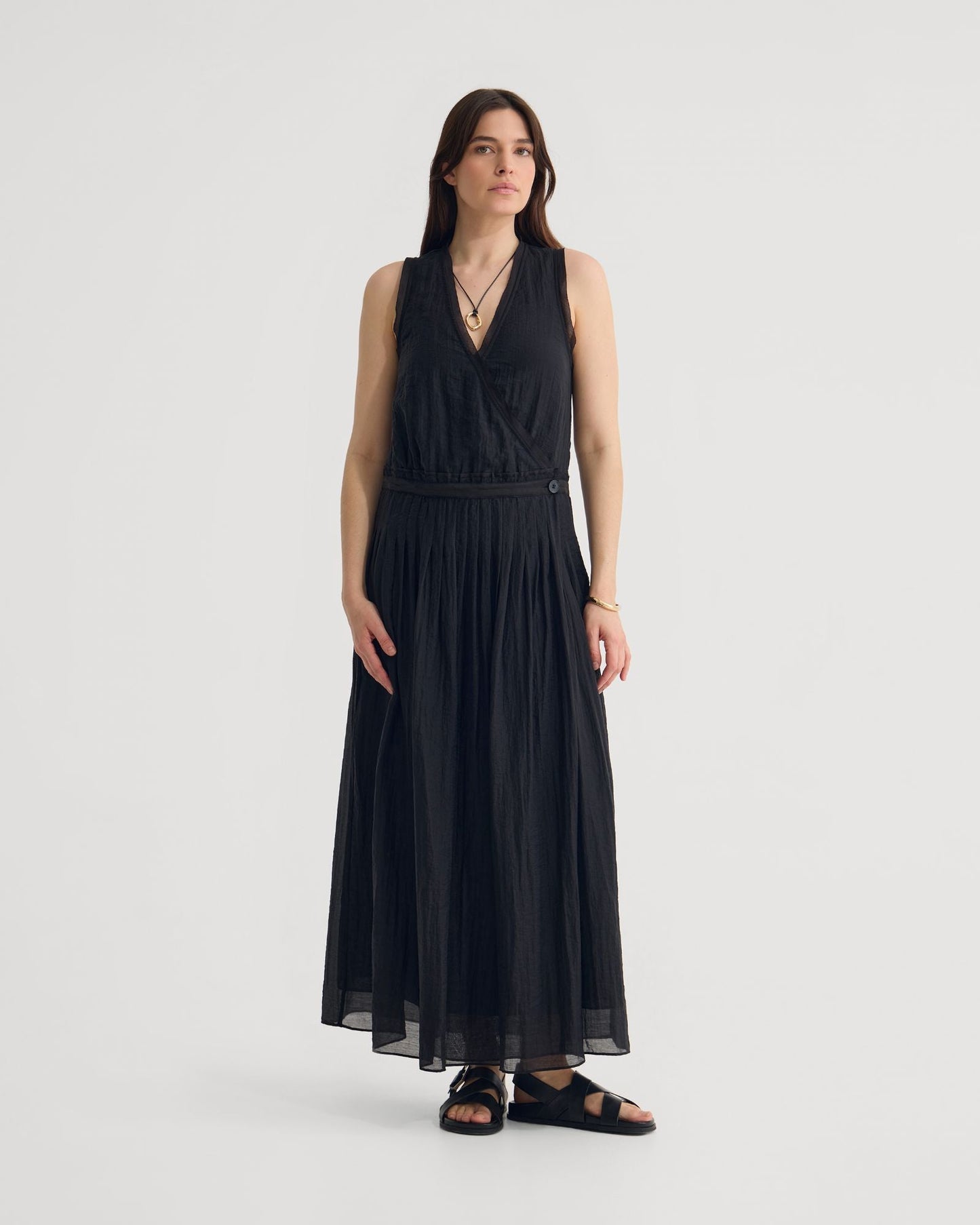 Alina Pleated Skirt Dress