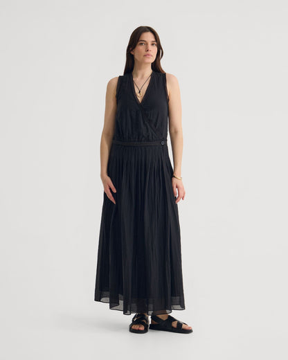 Alina Pleated Skirt Dress