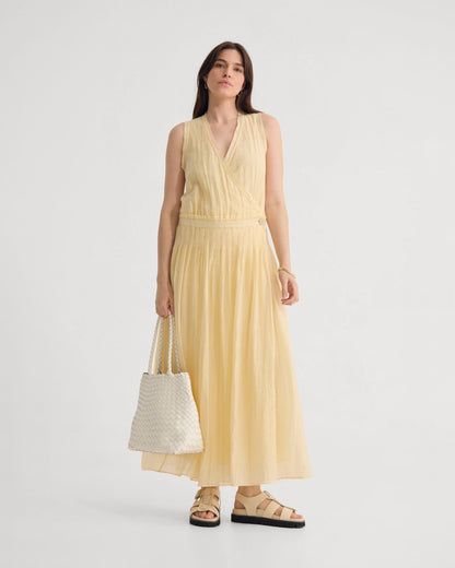 Alina Pleated Skirt Dress