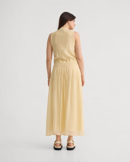 Alina Pleated Skirt Dress