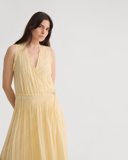 Alina Pleated Skirt Dress