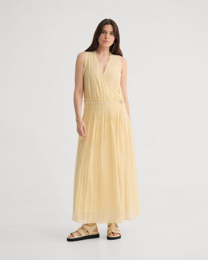 Alina Pleated Skirt Dress