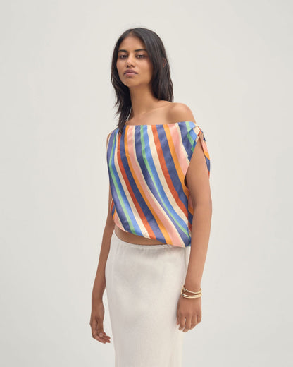 Sandy Striped Top