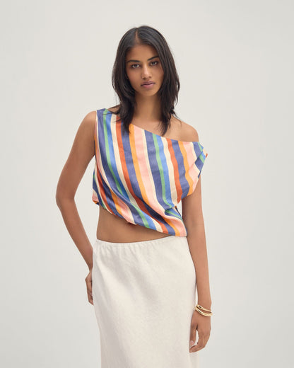 Sandy Striped Top