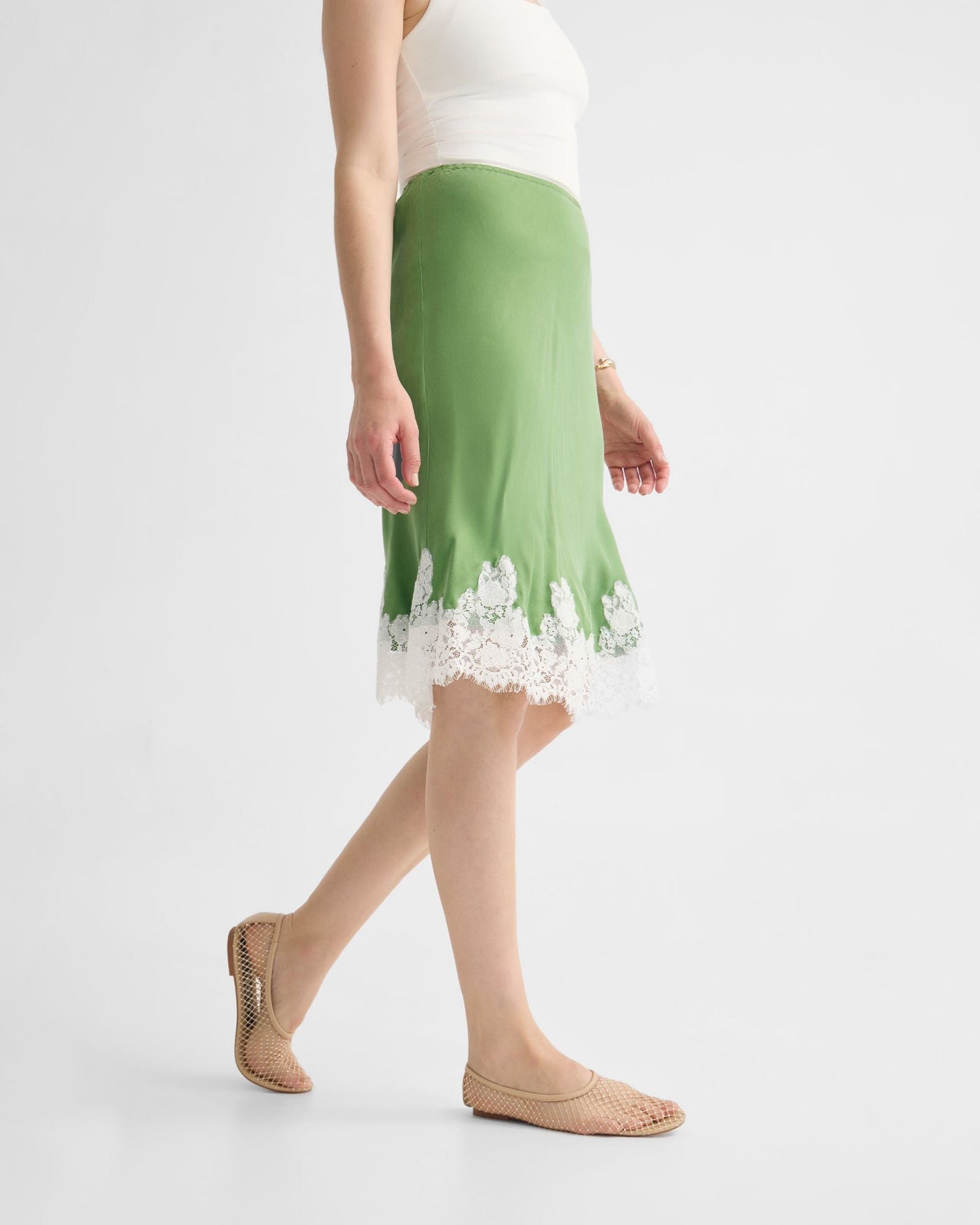 Frieda Lace Trim Skirt
