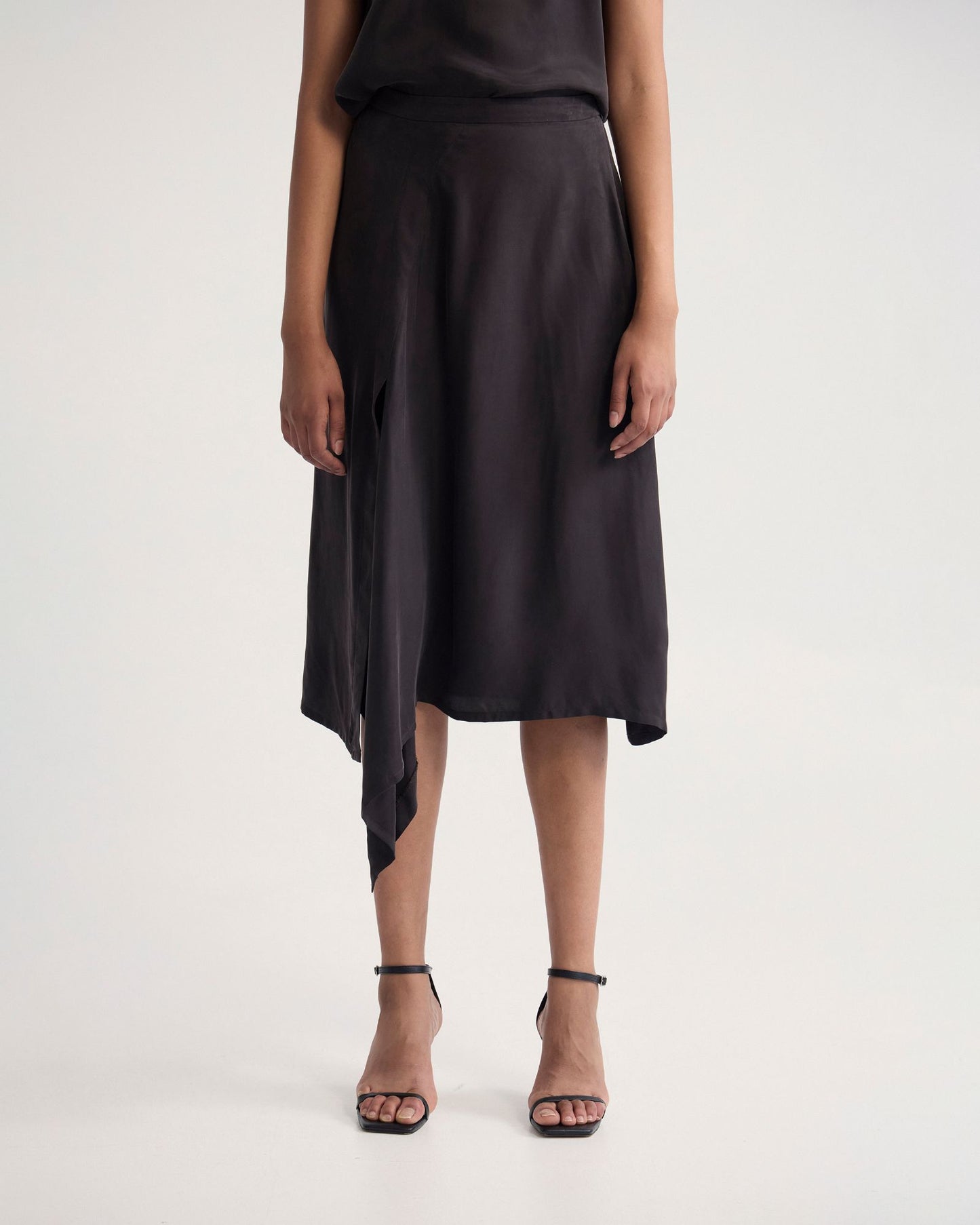 Ronja Cupro Draped Skirt