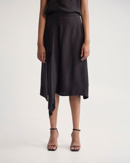 Ronja Cupro Draped Skirt