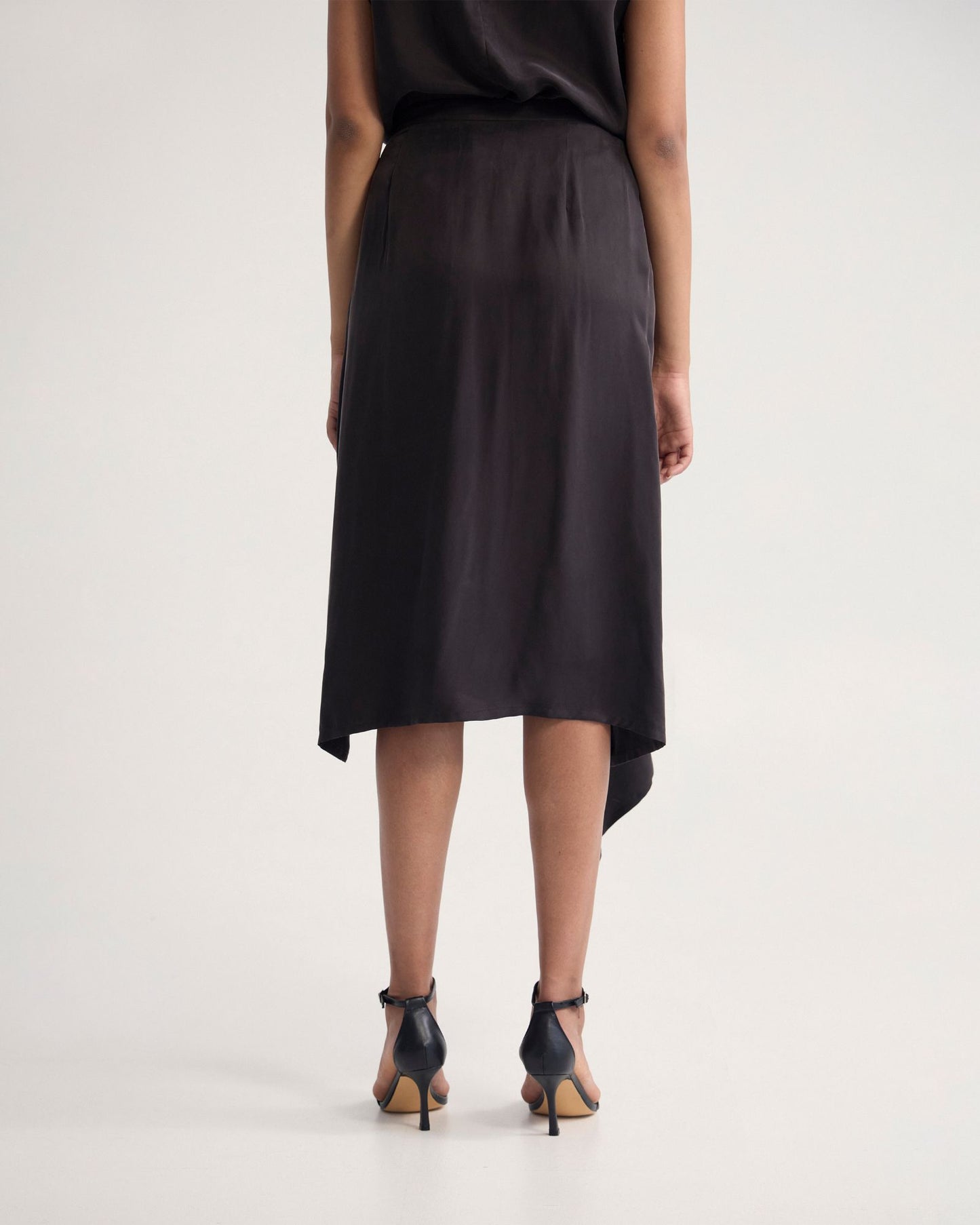 Ronja Cupro Draped Skirt