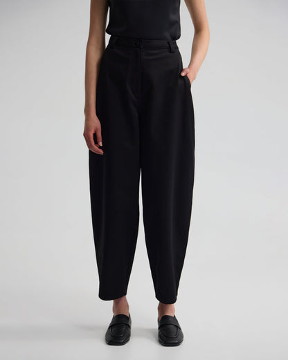 Etta Barrel Leg Cotton Pant