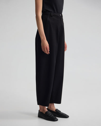 Etta Barrel Leg Cotton Pant