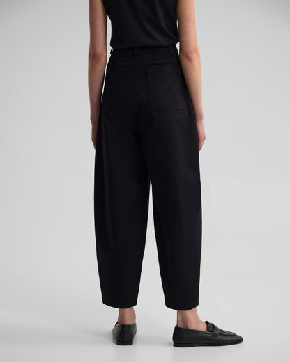 Etta Barrel Leg Cotton Pant