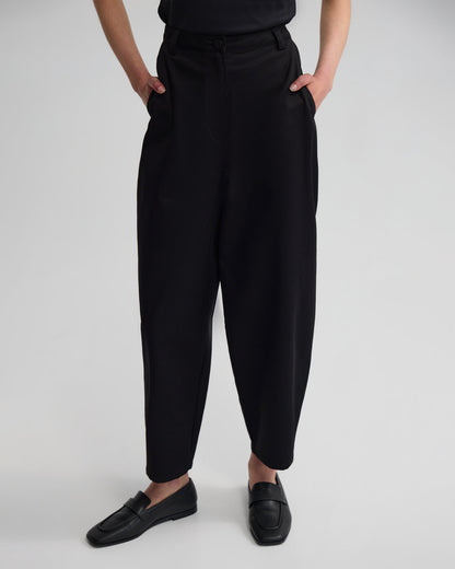 Etta Barrel Leg Cotton Pant