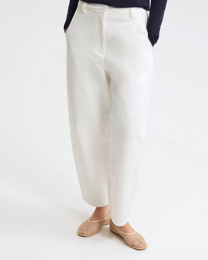 Etta Barrel Leg Cotton Pant