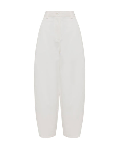 Etta Barrel Leg Cotton Pant