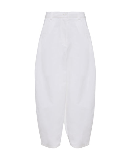 Etta Barrel Leg Cotton Pant