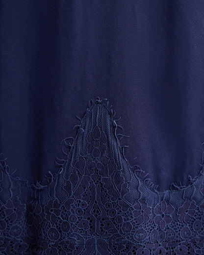 Amber Satin And Lace Dress