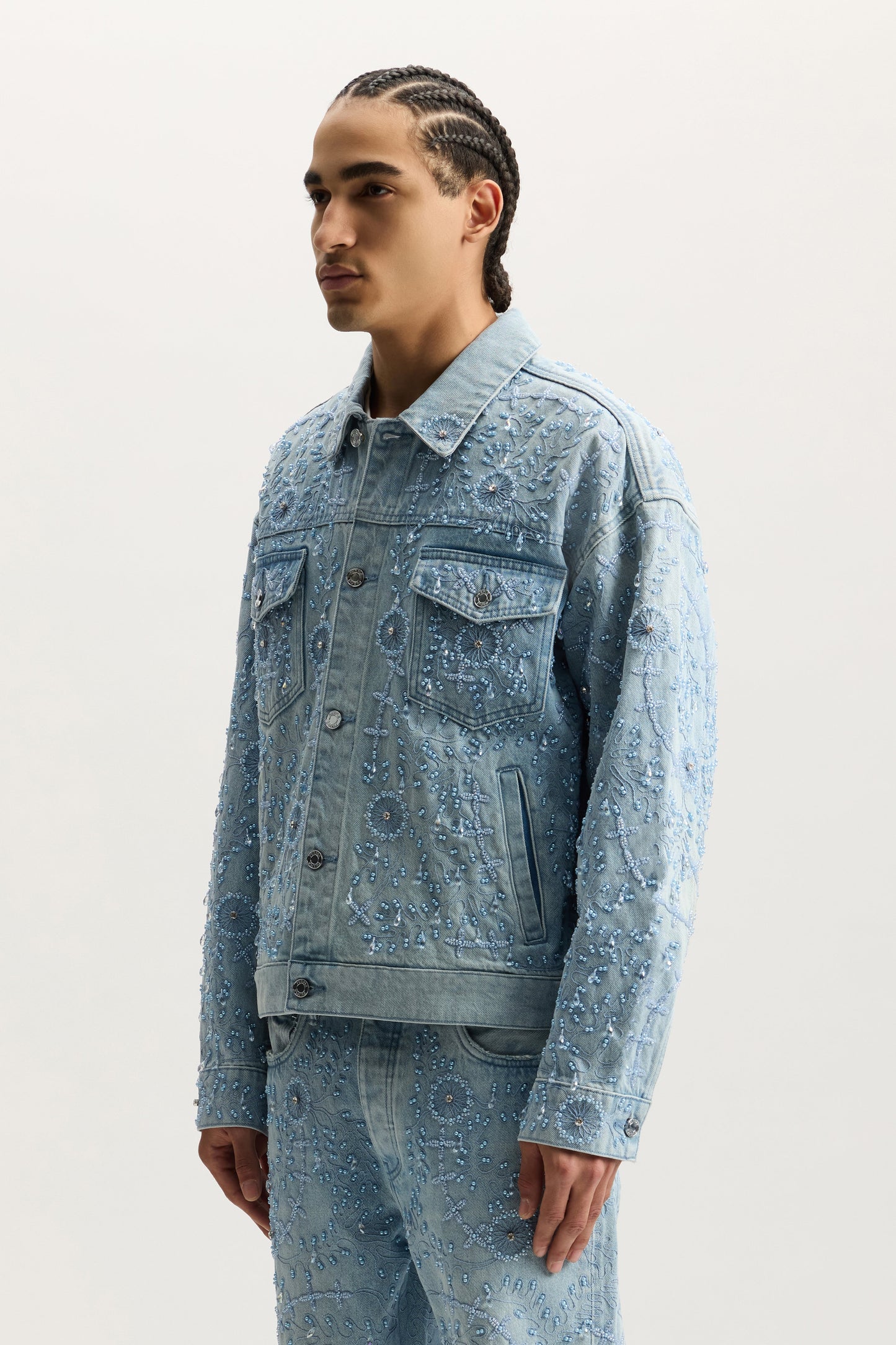 Embellished Trucker Jacket