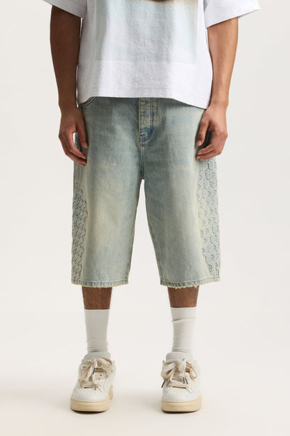 P070 Monogram Embossed Short
