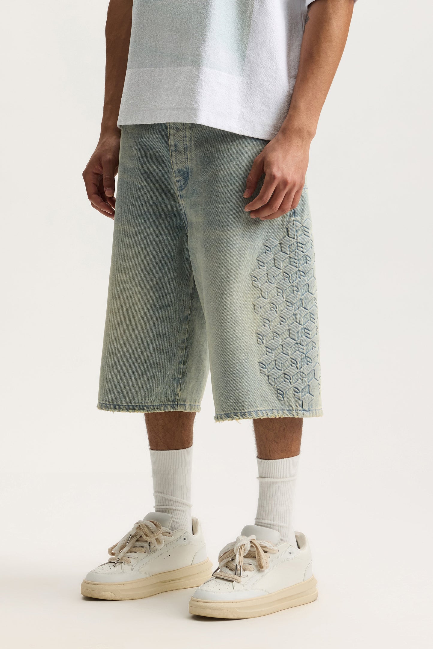 P070 Monogram Embossed Short