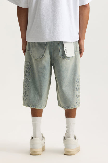 P070 Monogram Embossed Short