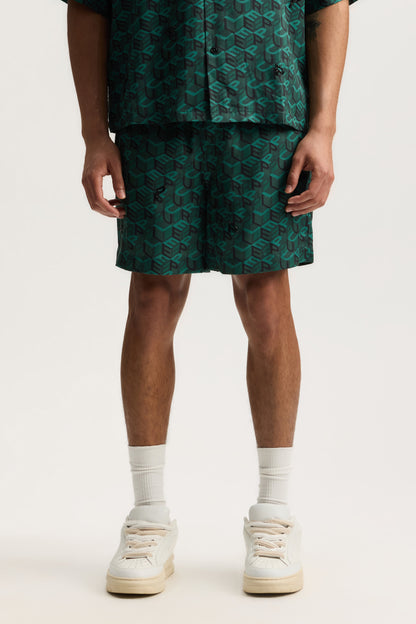 Cube Monogram Short