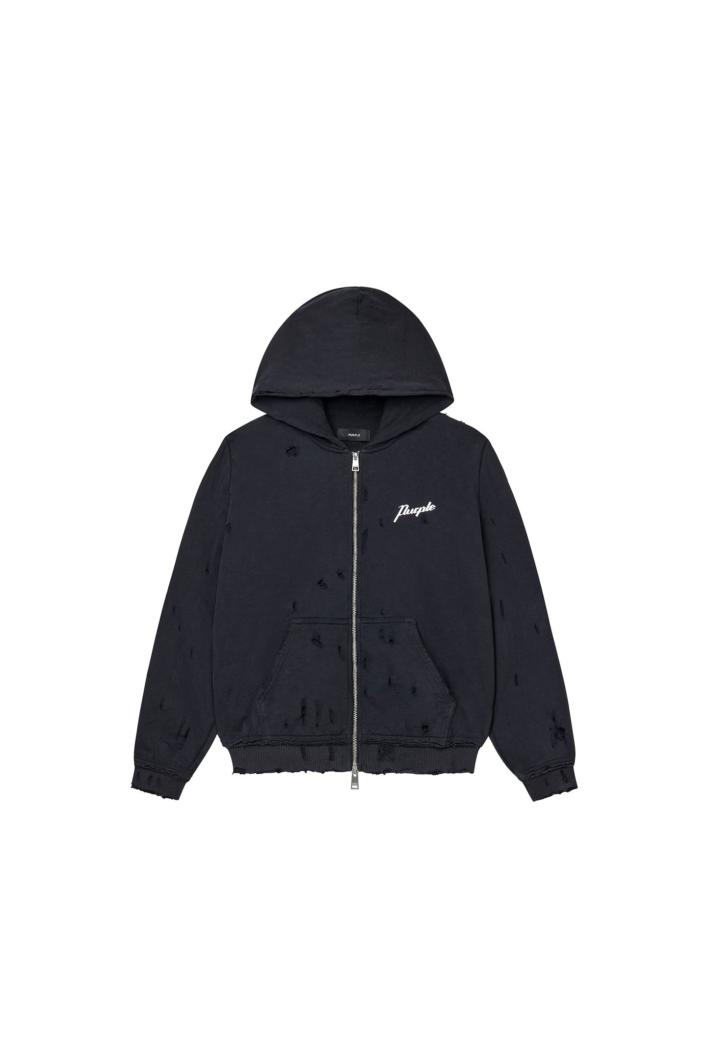 Script Zip Up Hoodie