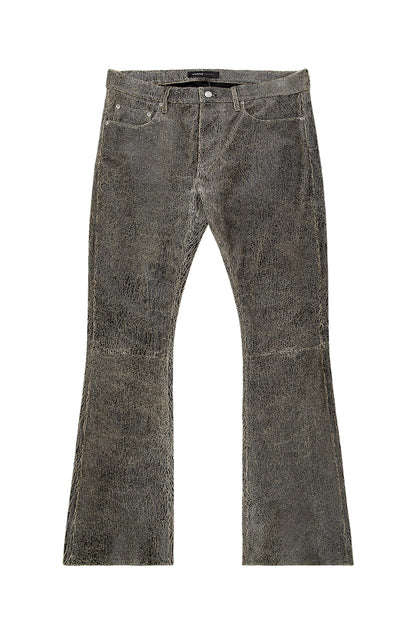 Leather Flare Pants