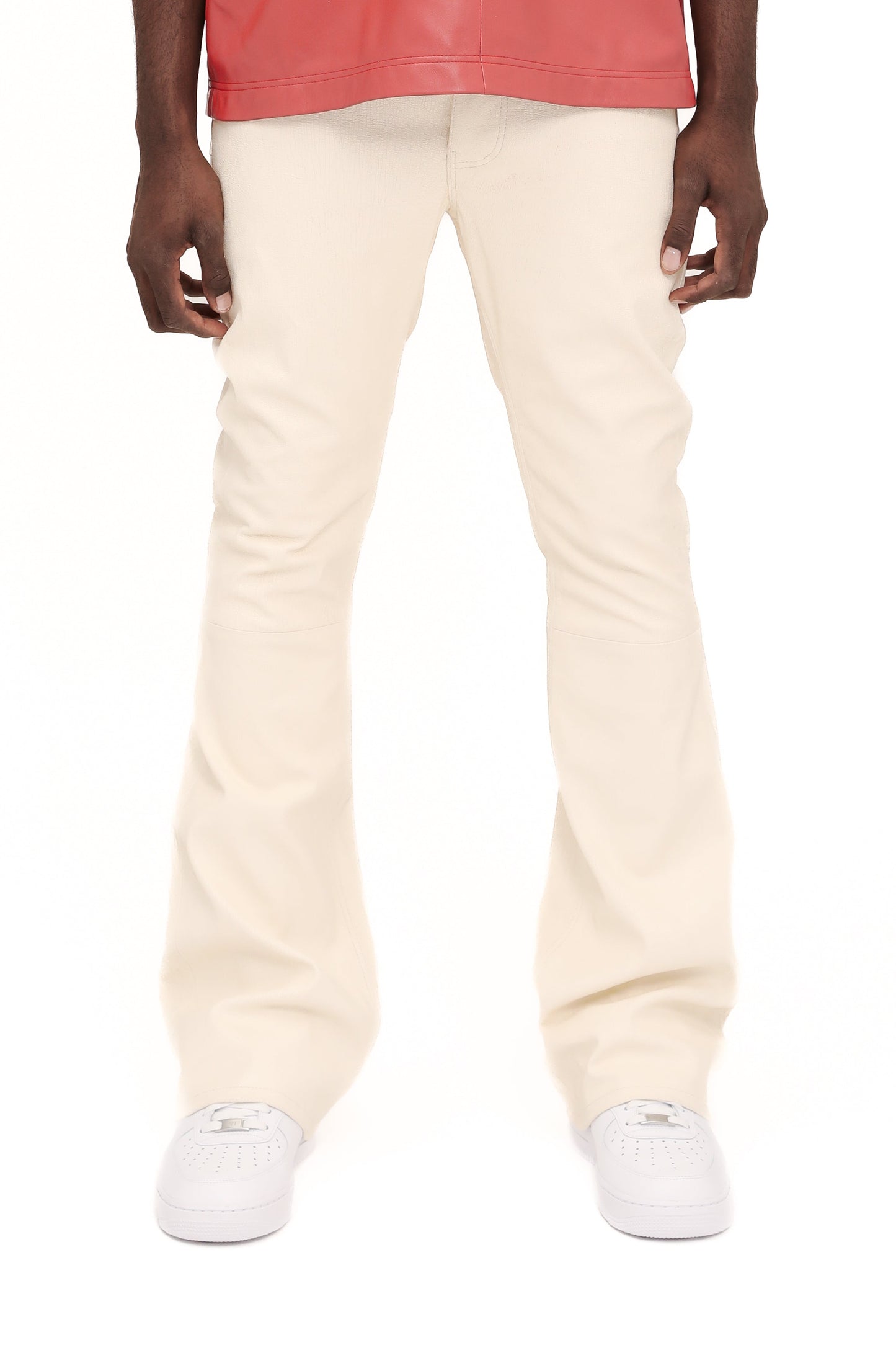Leather Flare Pant