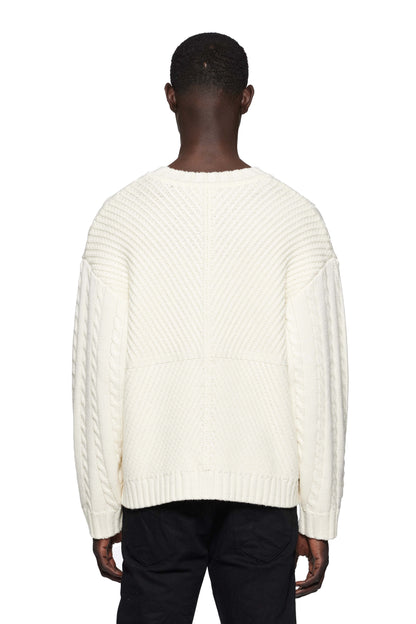 Gothic P Cable Knit Sweater