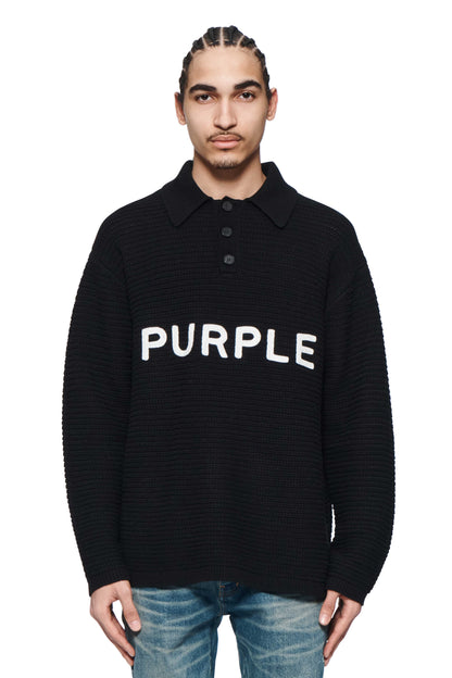 Wordmark Polo Sweater
