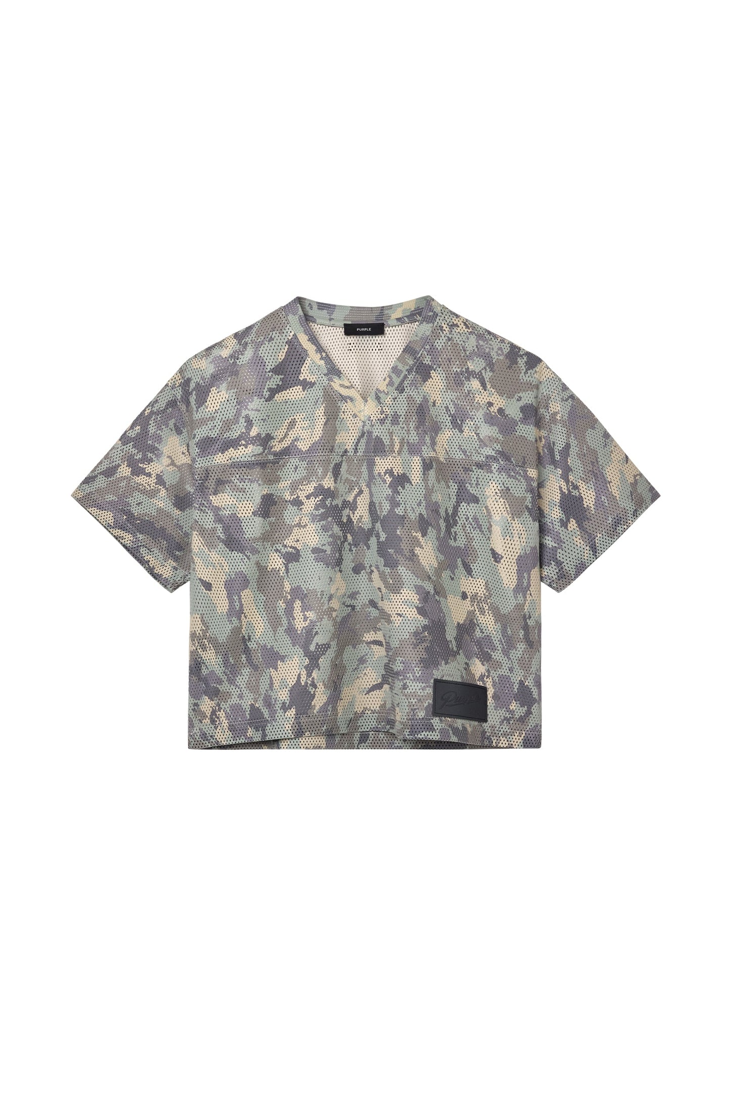 Painted Camo Leather Tee