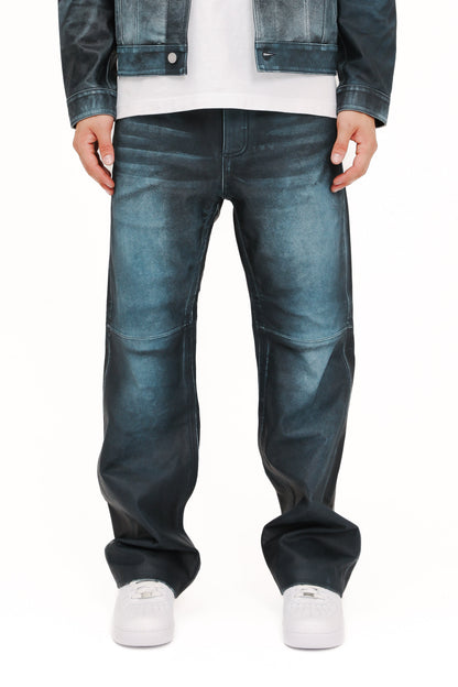 Leather Baggy Pant