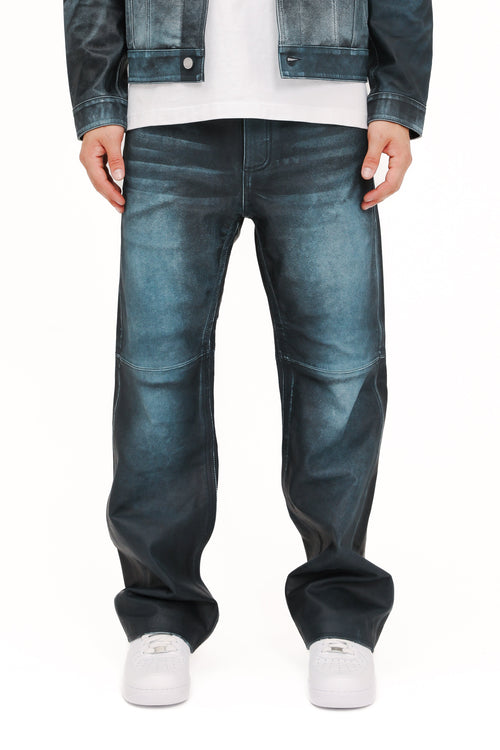 Leather Baggy Pant