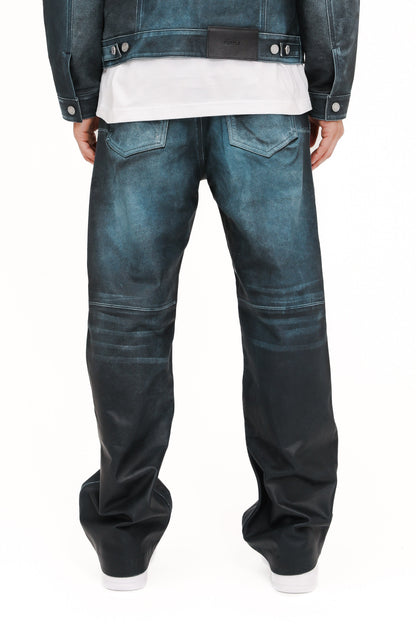 Leather Baggy Pant