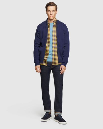 Albert Waffle Crew Neck Long Sleeve Tee