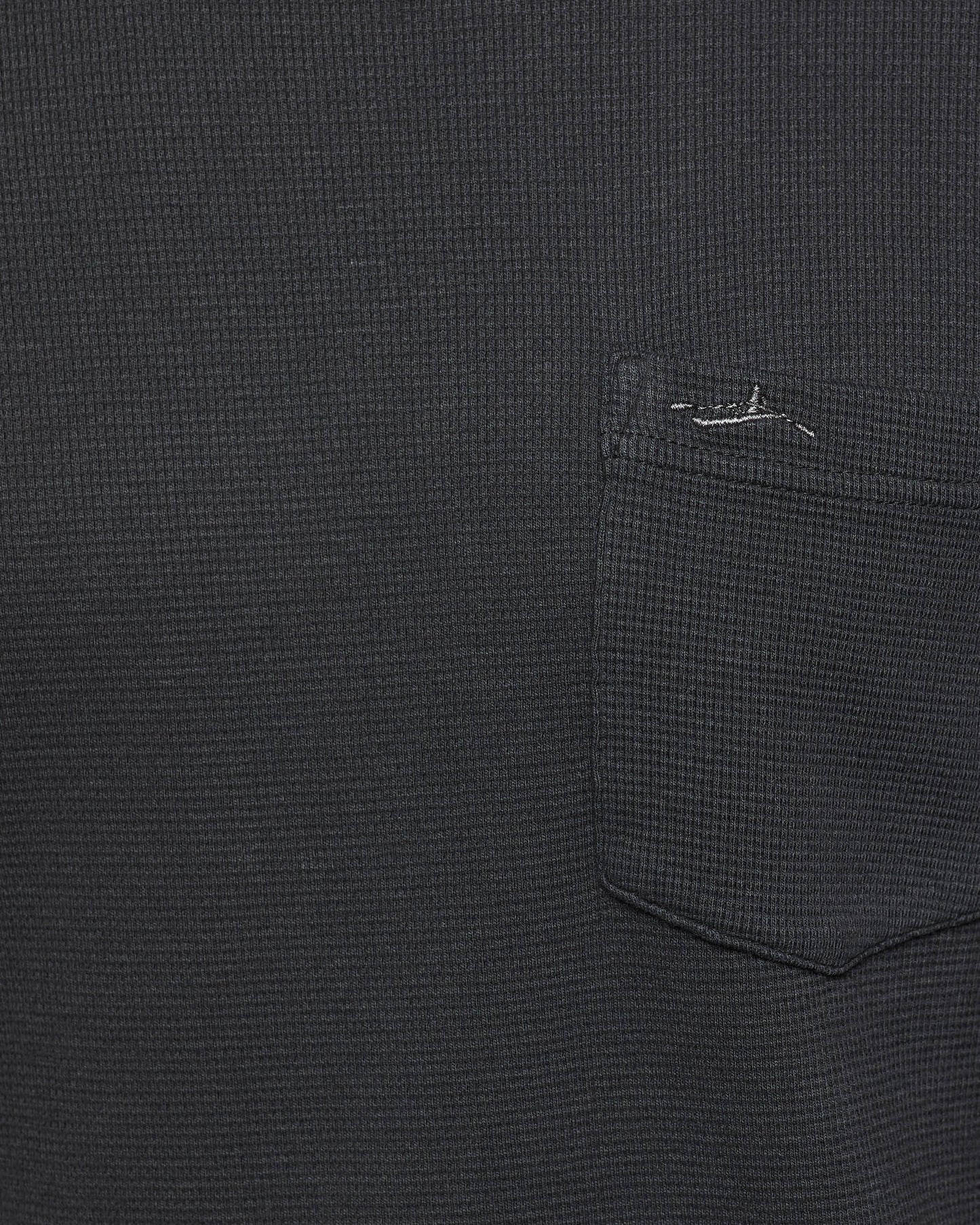 Albert Waffle Crew Neck Long Sleeve Tee