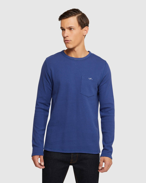 Albert Waffle Long Sleeve Tee