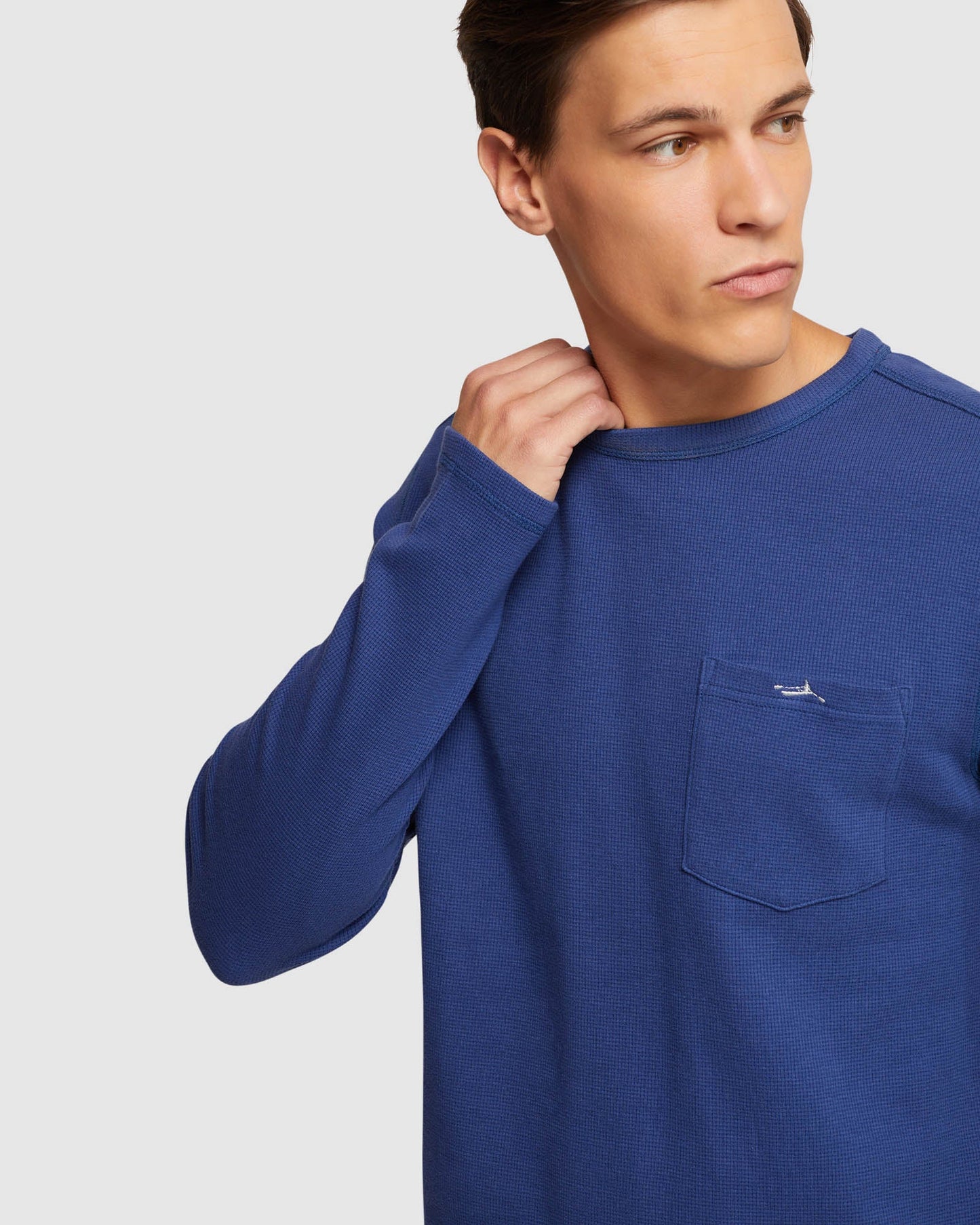 Albert Waffle Long Sleeve Tee