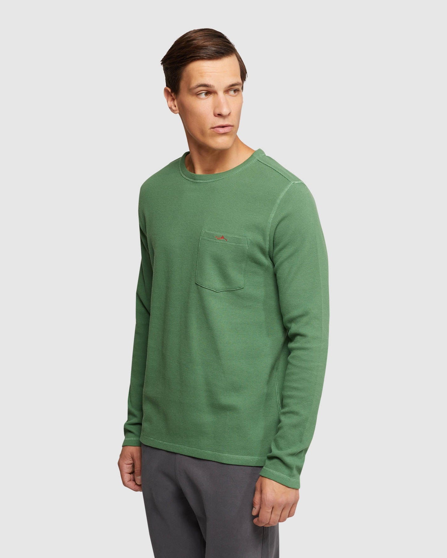 Albert Waffle Long Sleeve Tee