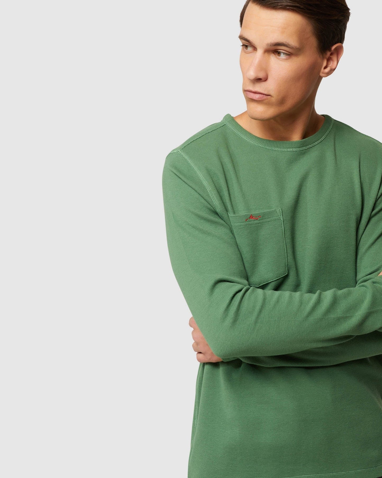 Albert Waffle Long Sleeve Tee