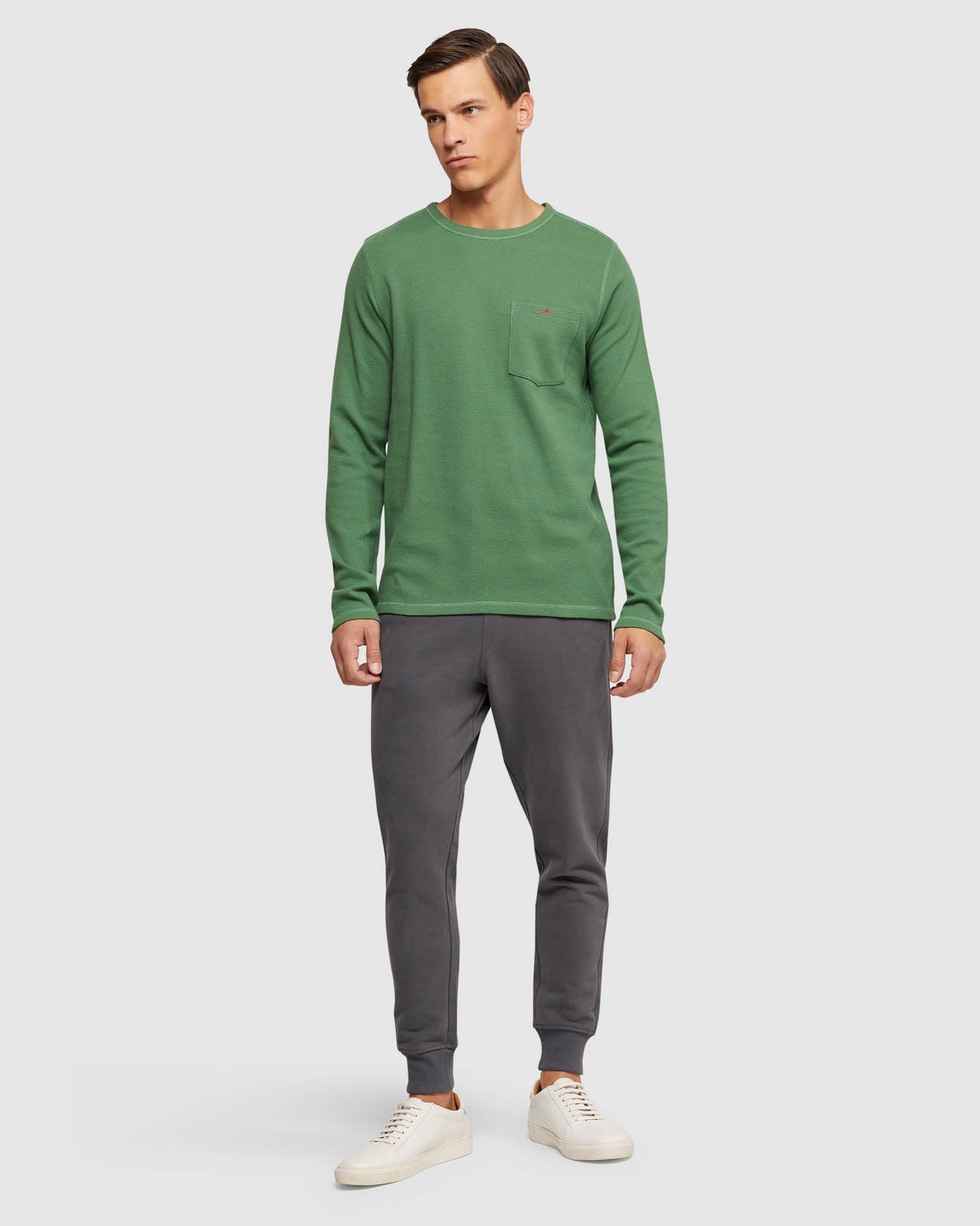 Albert Waffle Long Sleeve Tee