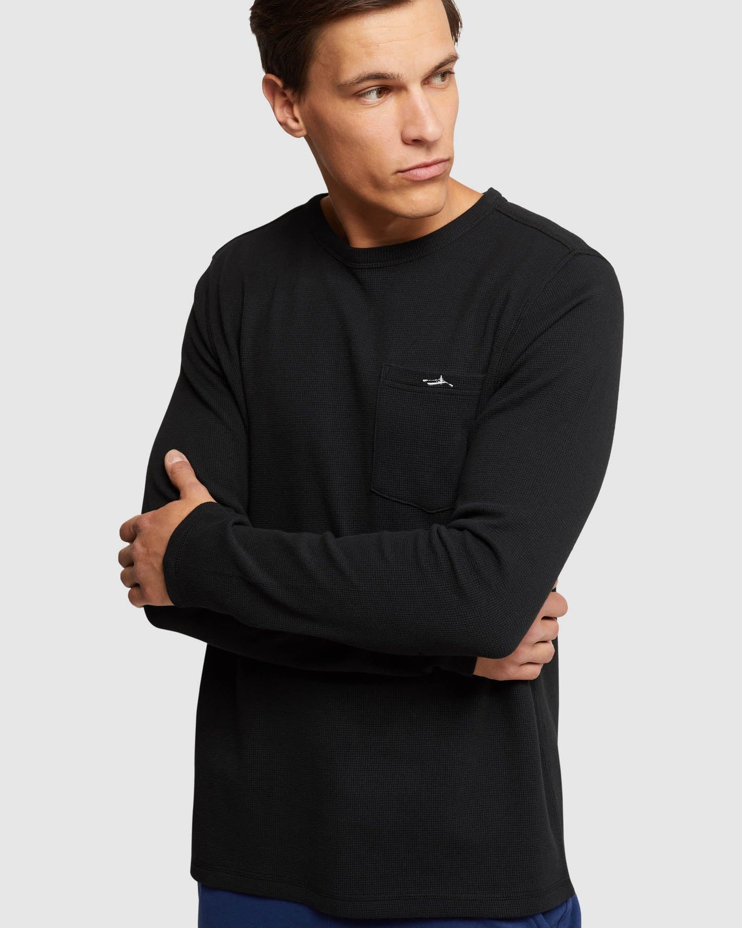 Albert Waffle Long Sleeve Tee